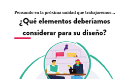 Esquema interactivo: ¿Qué considerar para diseñar la unidad?​